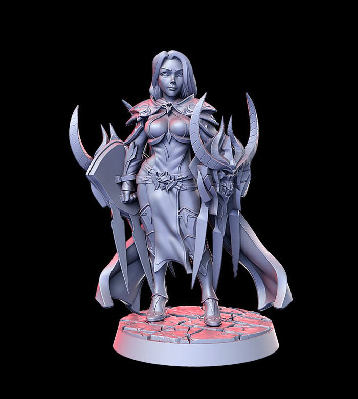 Deathknight Sheah - Lords of Destruction -  28mm or 32mm Miniatures