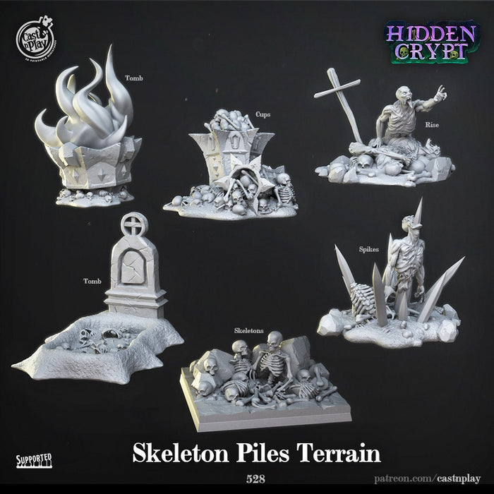 Skeleton Piles, Graves, & Assorted Terrain