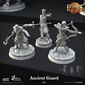 Ancient Guards Egyptian Skeletons - 28mm or 32mm Miniatures