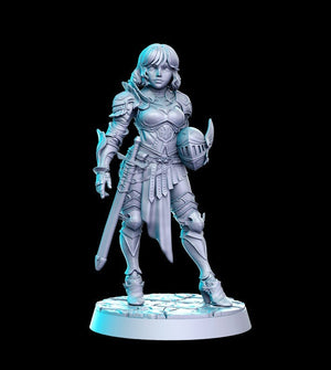 Svanielle Captain of the Guard  28mm or 32mm Miniatures