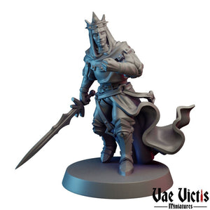 Evil Paladin Black Guard 28mm or 32mm Miniatures