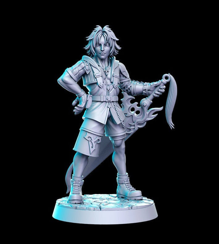 Tithonus Dragoon Warrior - JRPG vol.5 - 28mm or 32mm Miniatures