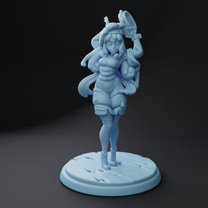 Plasmoid Bard Sexy Slime Pinup Girl 28mm, 32mm, 54mm Miniatures