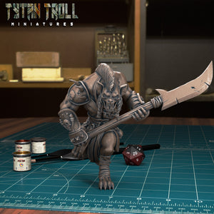 Gnoll Spearman - 28mm or 32mm Miniatures