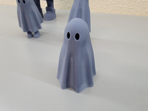 Awesome Halloween Ghost With Feet - Smooth Resin Printed Spooky Decoration or Keychain - Feet Hide Inside!