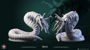 Colossal Worm Graboid Creature Miniatures