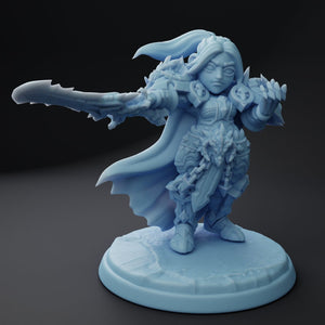 Runa Gnome Cleric or Paladin - 28mm, 32mm, or 54mm Miniatures