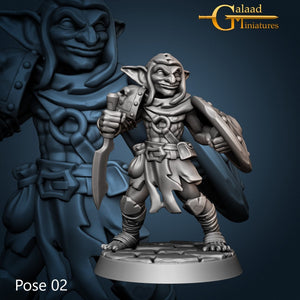 Goblin Warrior Tribe - 28mm or 32mm Miniatures